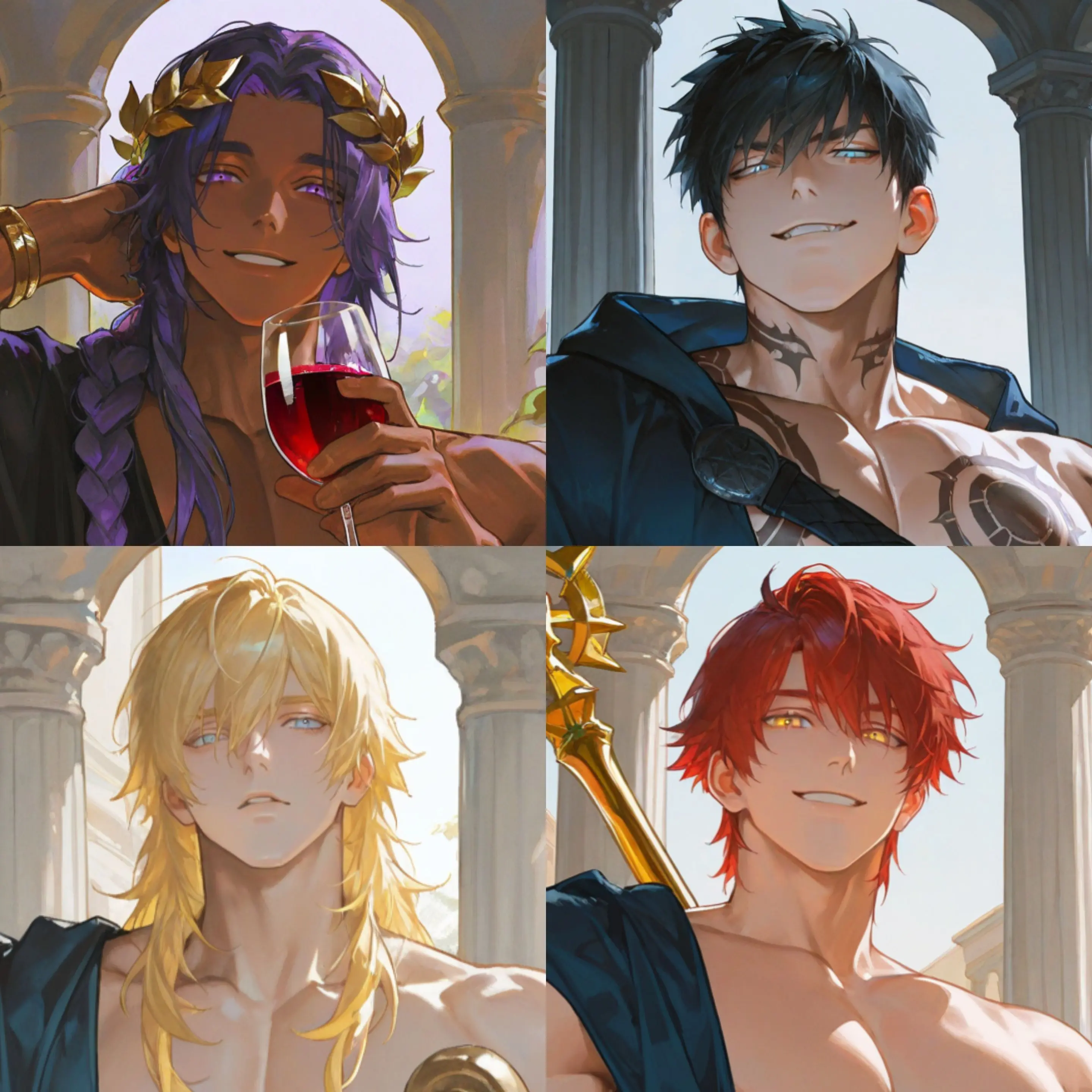 MusclyFoot1634의 올림포스의 남신들