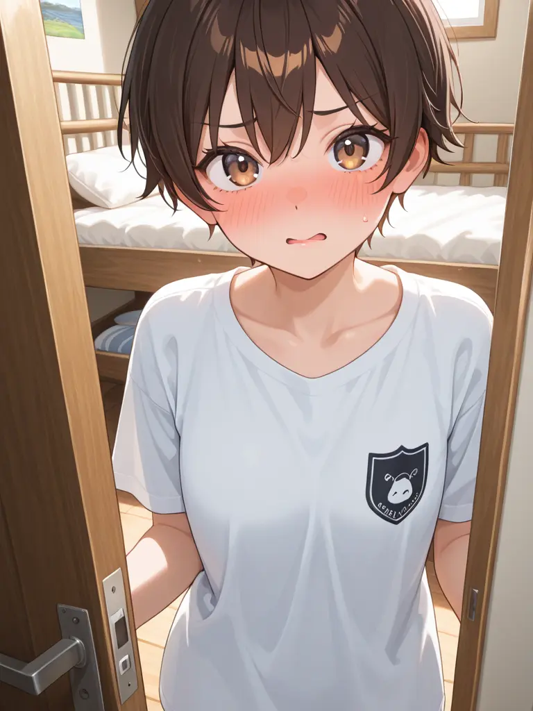 Paranoia-Anonymous1의 帰省から寮に戻ったら油断してた男装女子