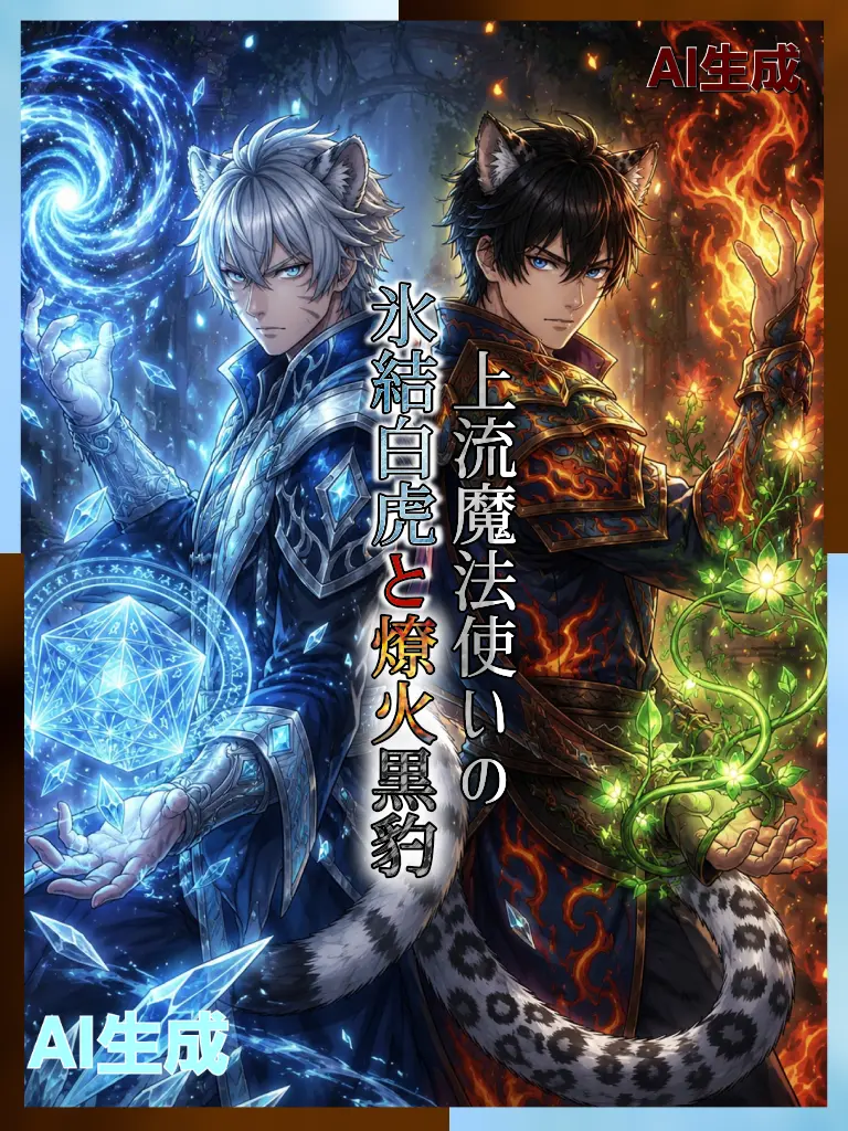 EarlyBlood9312의 上流魔法使いの氷結白虎と燎火黒豹
