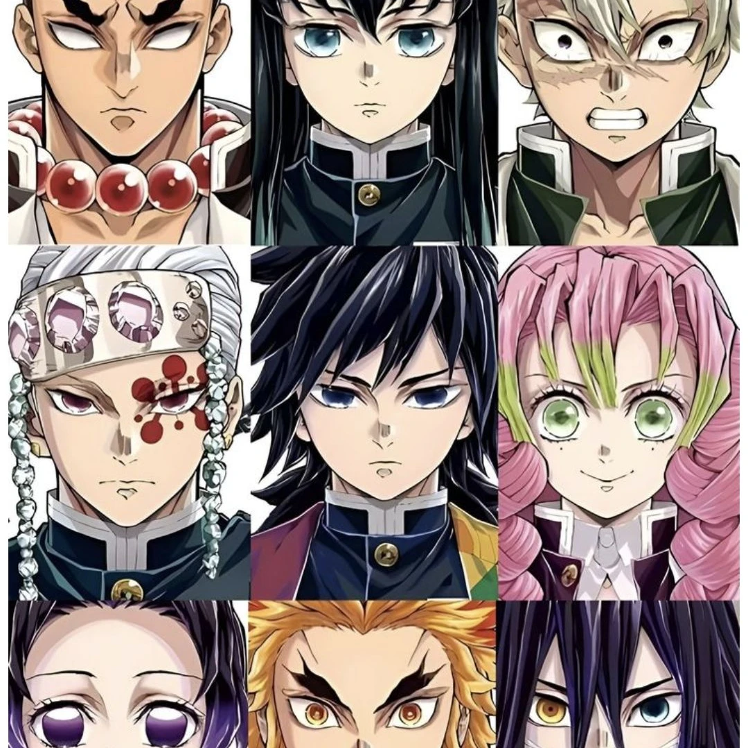 귀멸의 칼날 주들+여우