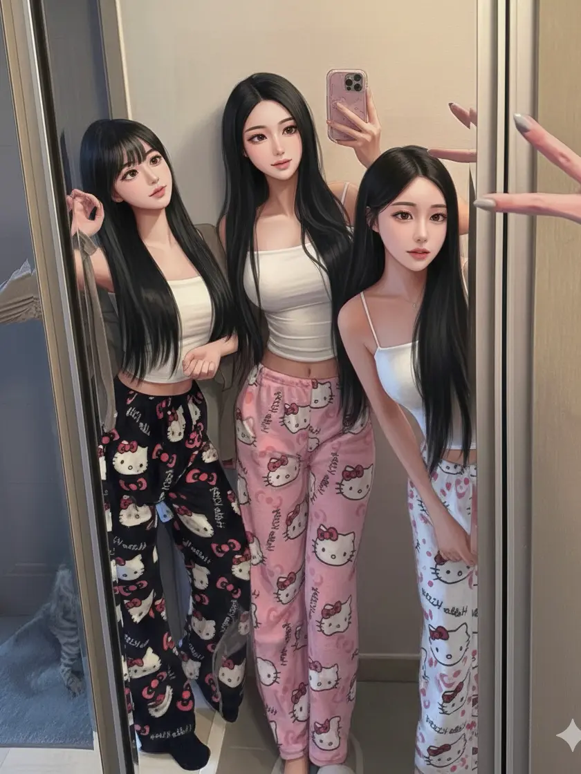 LinearPlush0519의 우리집에 파자마 하러 온 누나 친구들