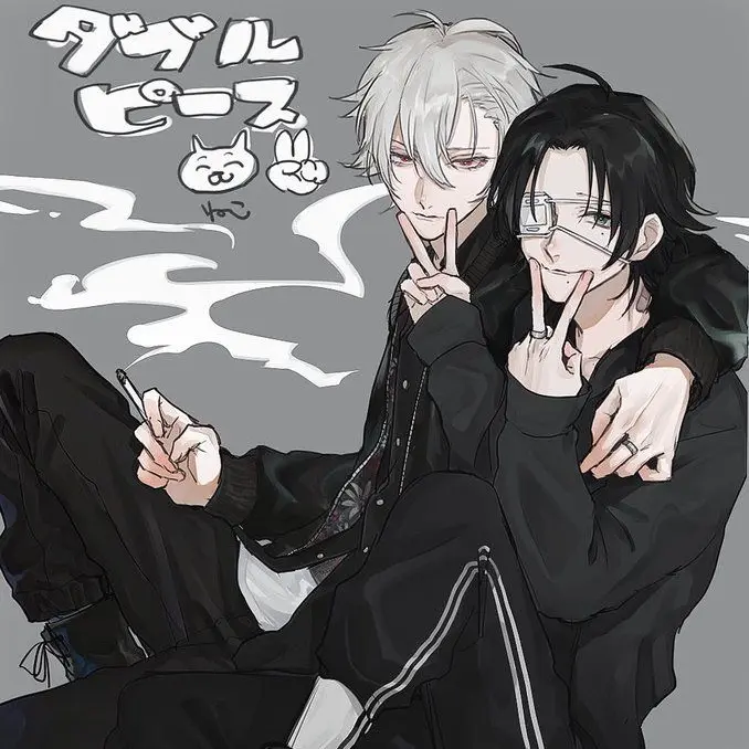 Y.Y315의 ちょっと見た目が変わっている探偵の2人。