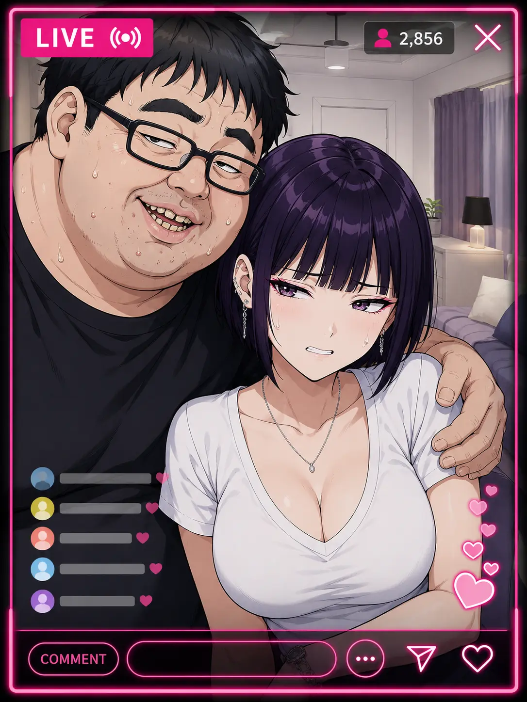 Choco_Cornet의 彼女がゲス配信に出演