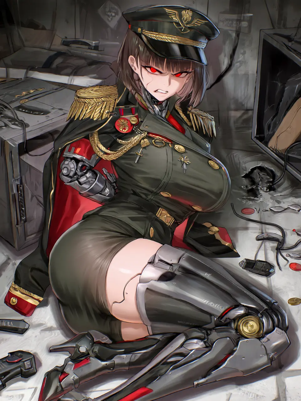jingaishop_sato의 捕らえられた、ヴィランアンドロイド
