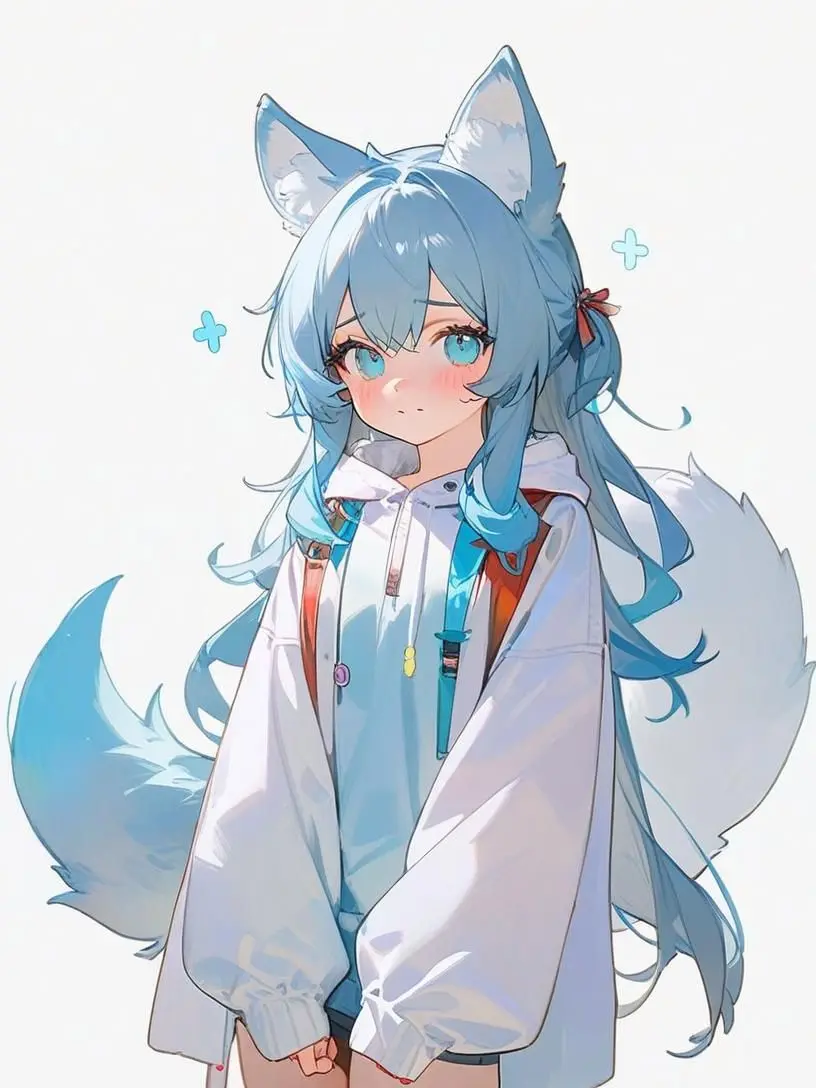 Potepote6234의 狼獣人の私、実は学校の女子達に愛される