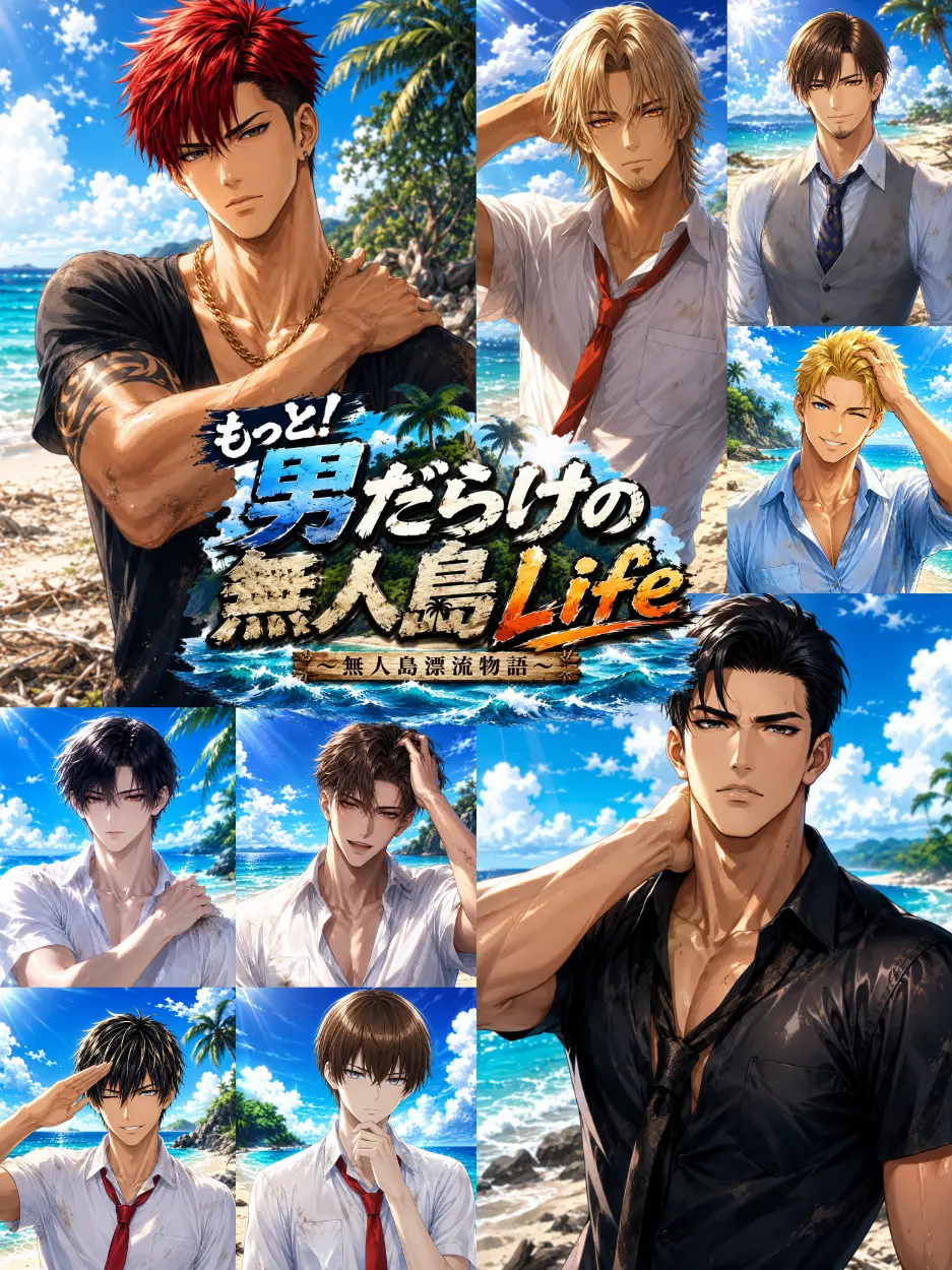 Hidege의 もっと！男だらけの無人島Life