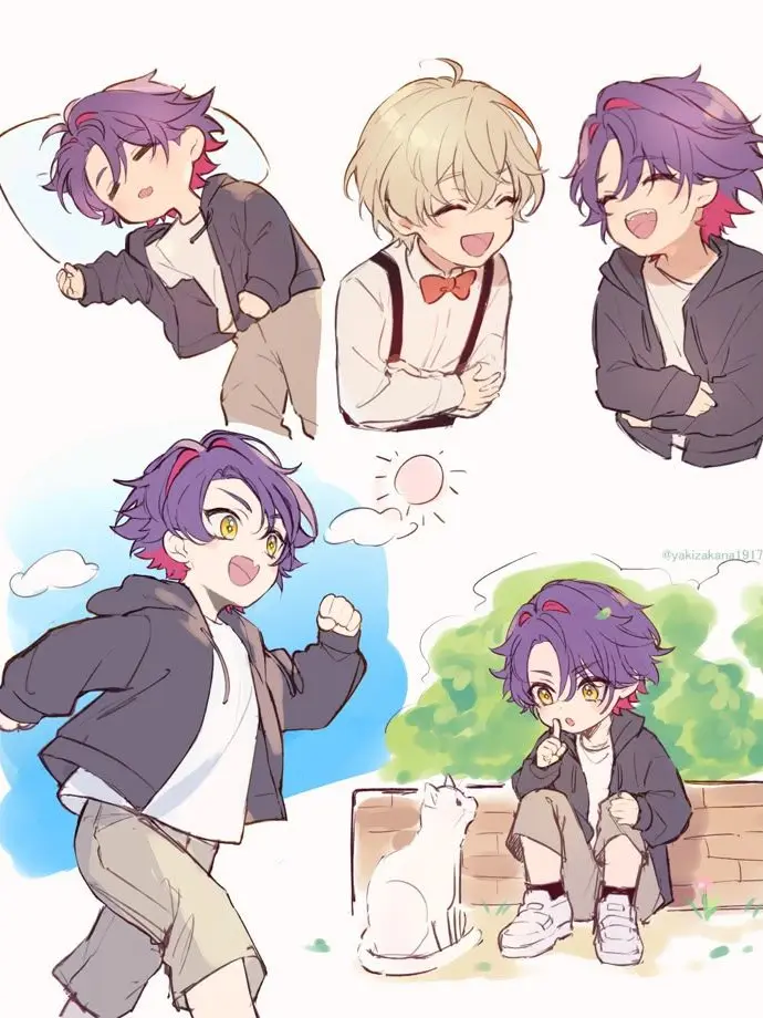 Nyasmith의 幼いヒバリと幼馴染