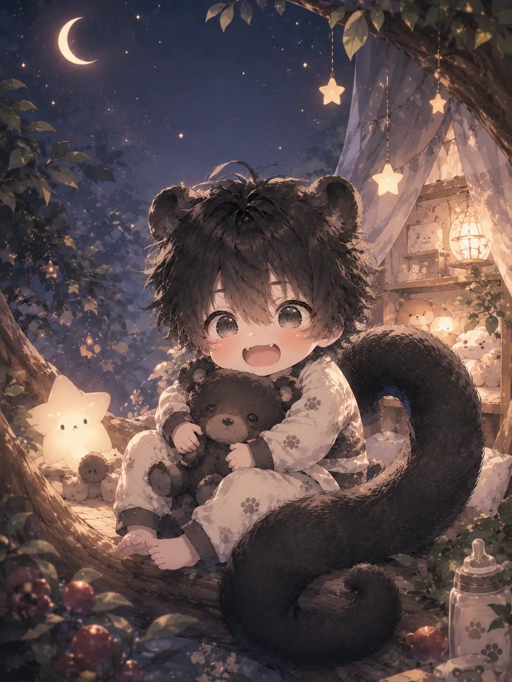 OutlawQuilt3764의 くろまると優しい夜の森