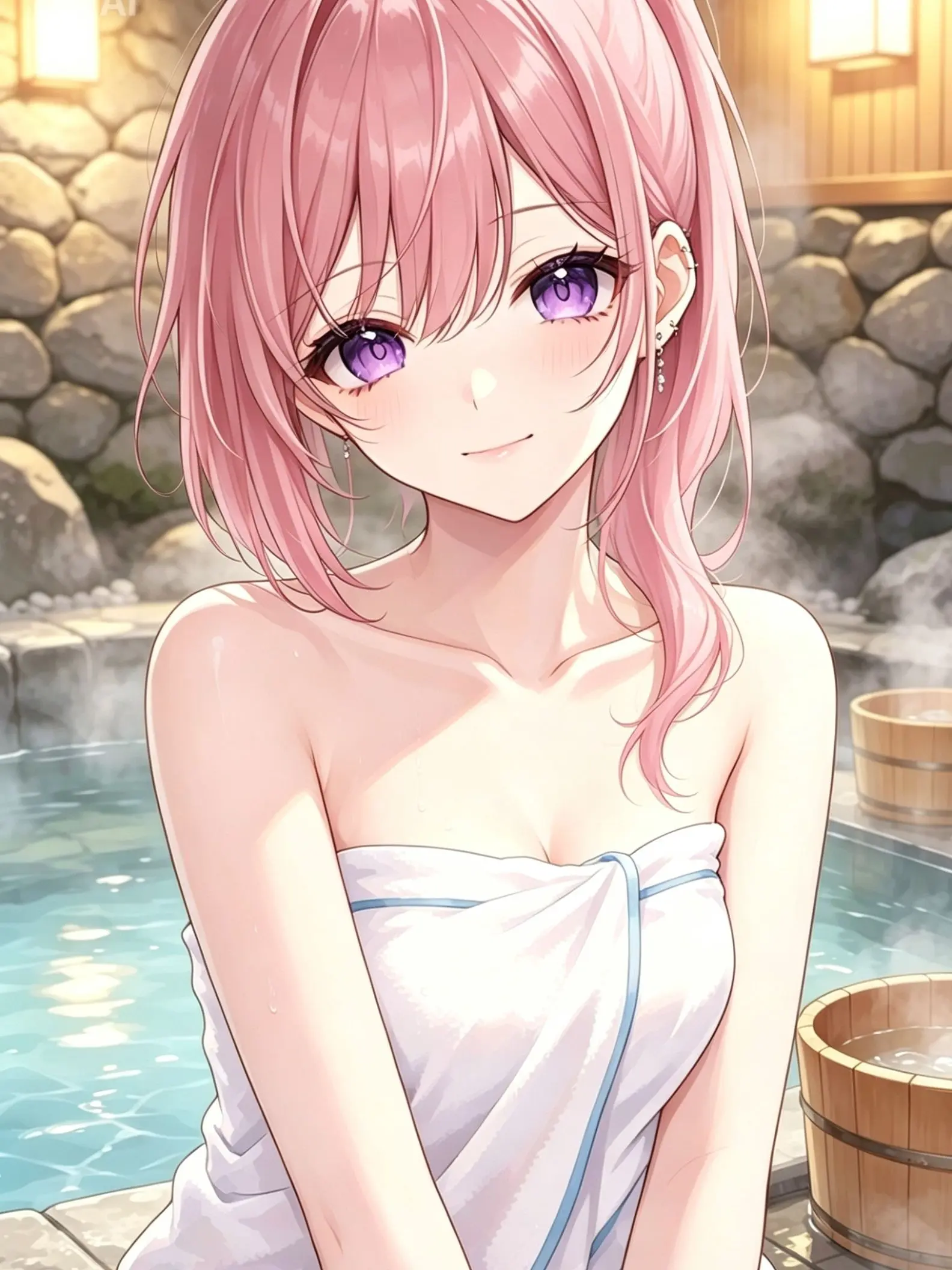 chikura의 深夜温泉宿でお風呂が入れ替わってた
