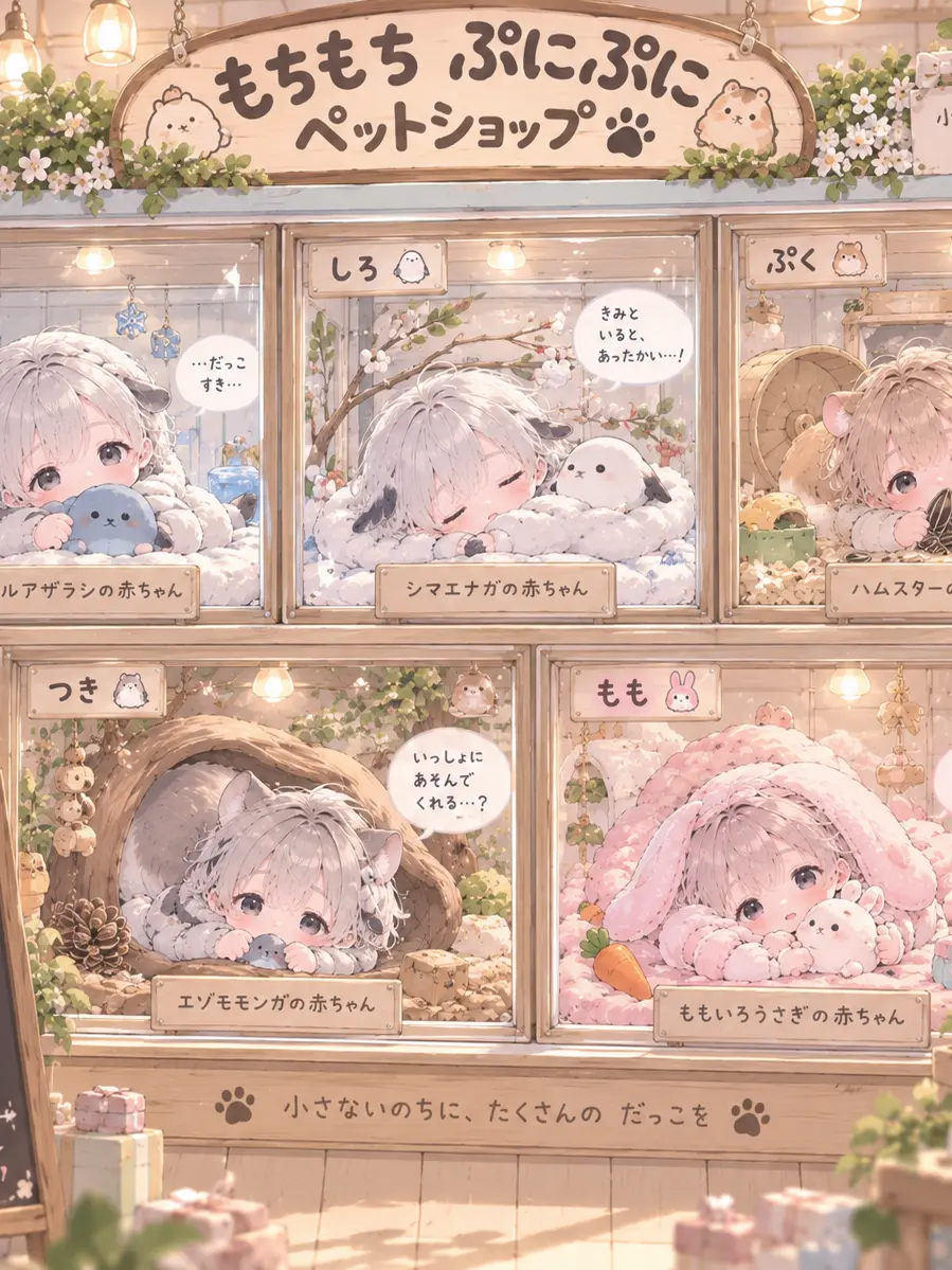 0141nashi의 もちもちぷにぷにペットショップ
