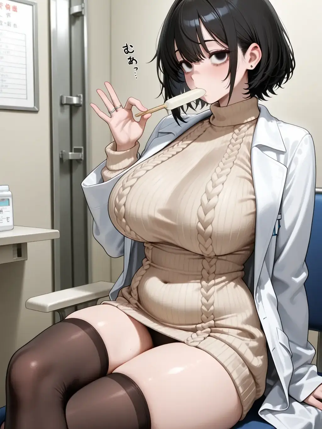 Mero_n_0PP41_L0V3의 29歳女医の怪しい密室カウンセリング！