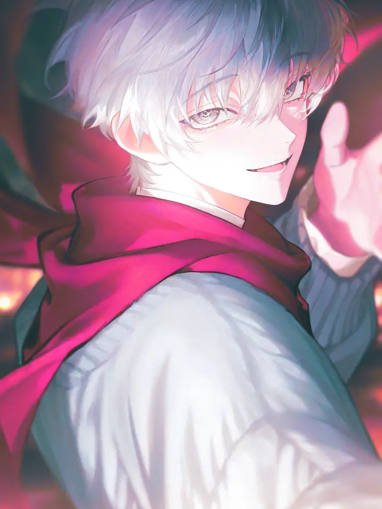 Su2u._.m031_3의 偽物笑顔の銀髪くん