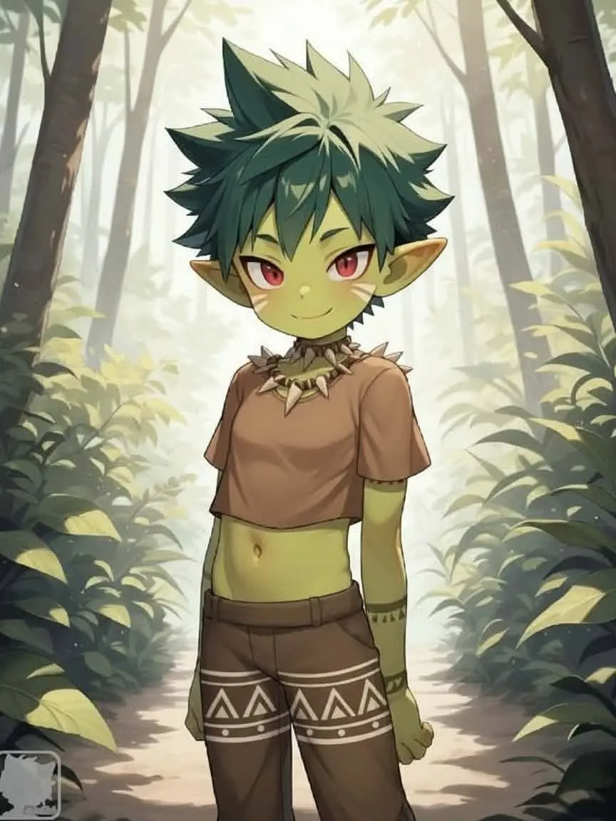 HunterH.001의 Leo, the Crimson-Eyed Tribal Fae
