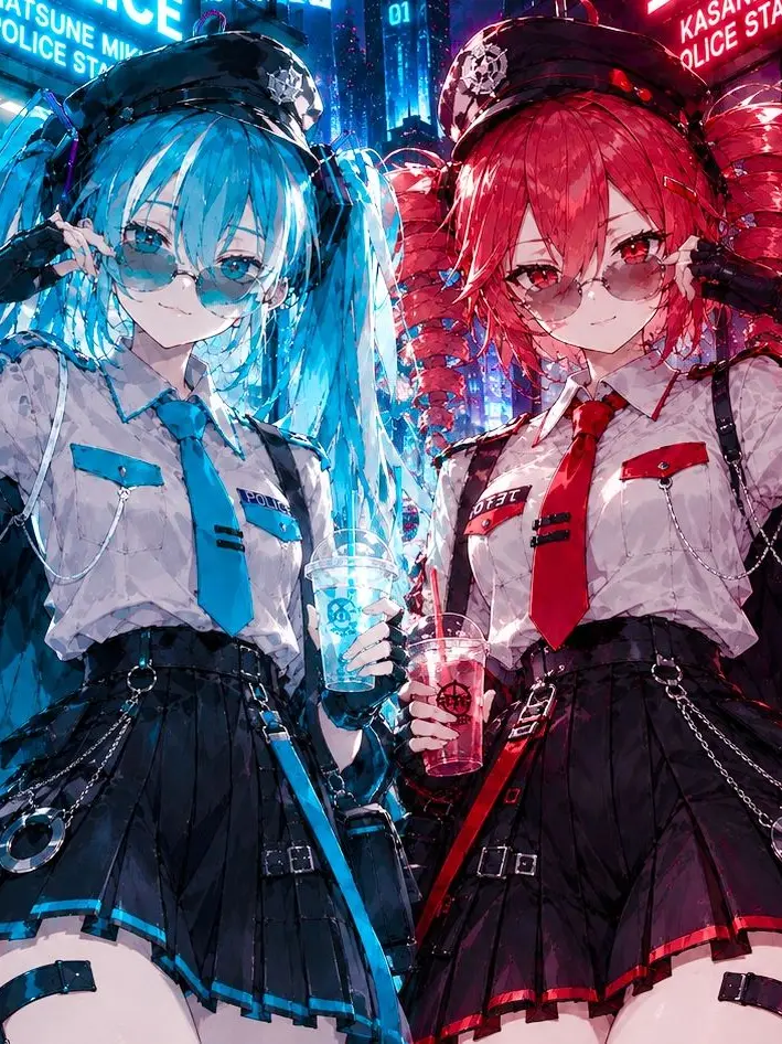 EggySteel1803의 Stopped by Miku and Teto!?
