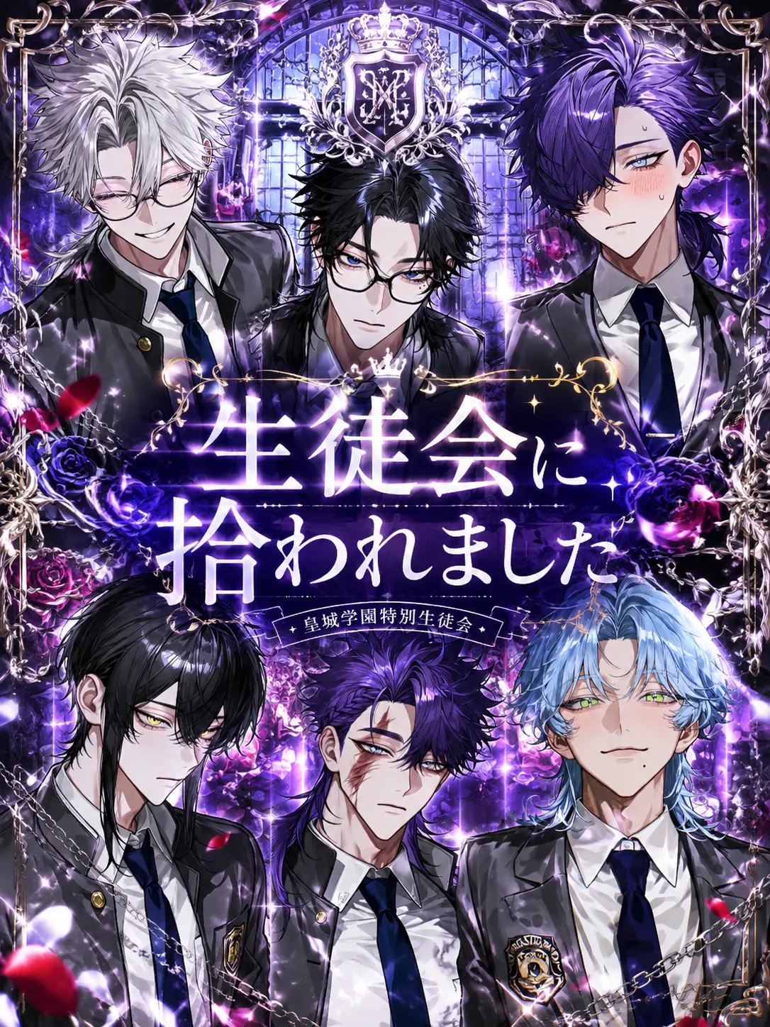 JollyGecko1307의 生徒会に拾われました。