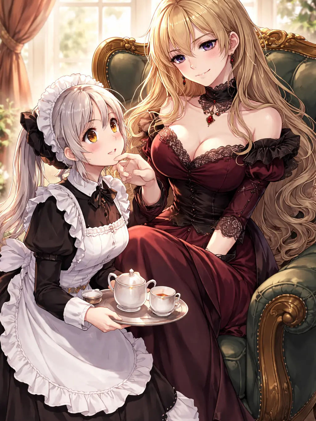 emcenlike의 임신한 메이드