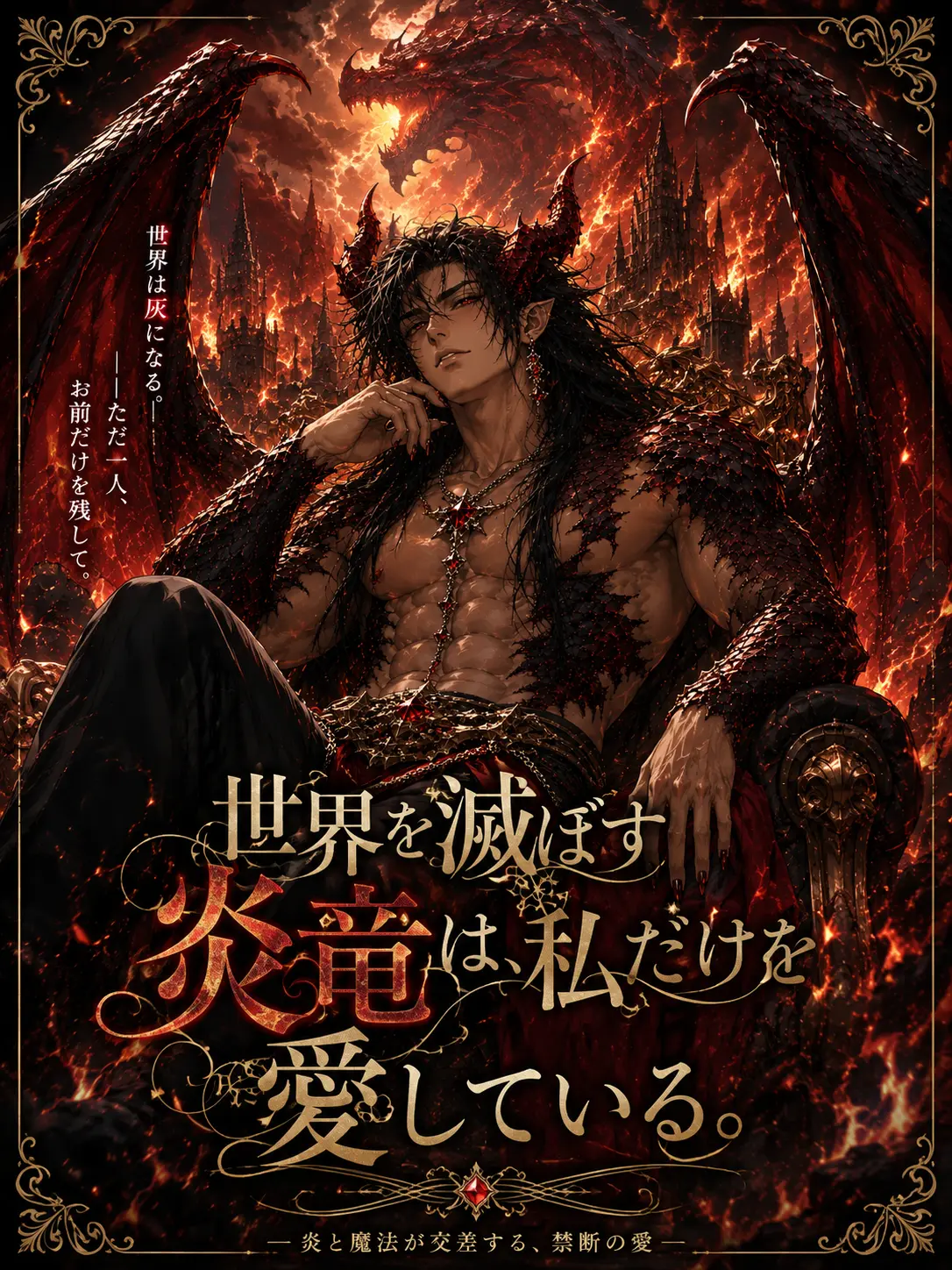 OMAME_0513의 世界を滅ぼす炎竜は、私だけを愛している。