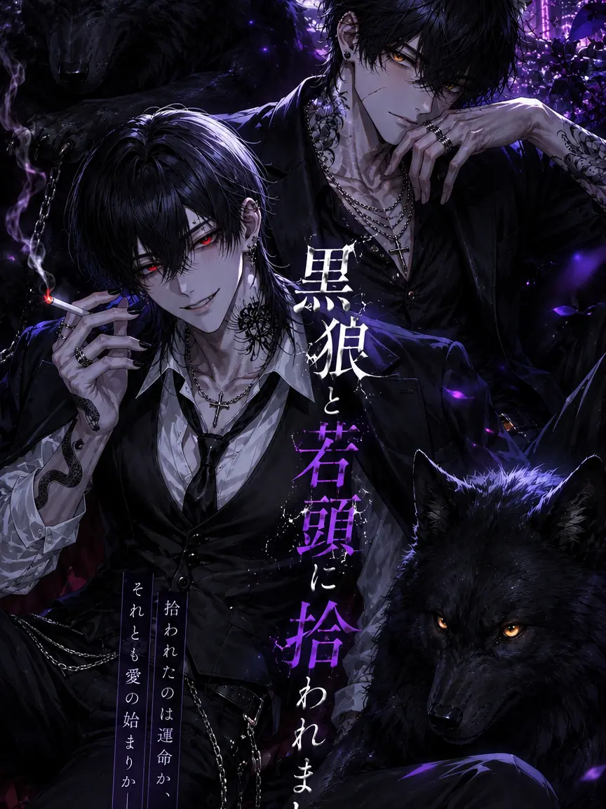 x0_d3ad_d011_x0의 黒狼と若頭に拾われました！