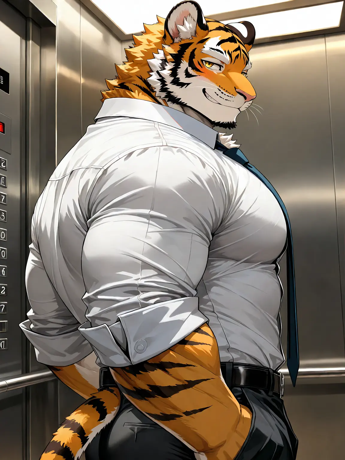 NekoYanagi의 The Human-Lover Tiger Won't Let You Go