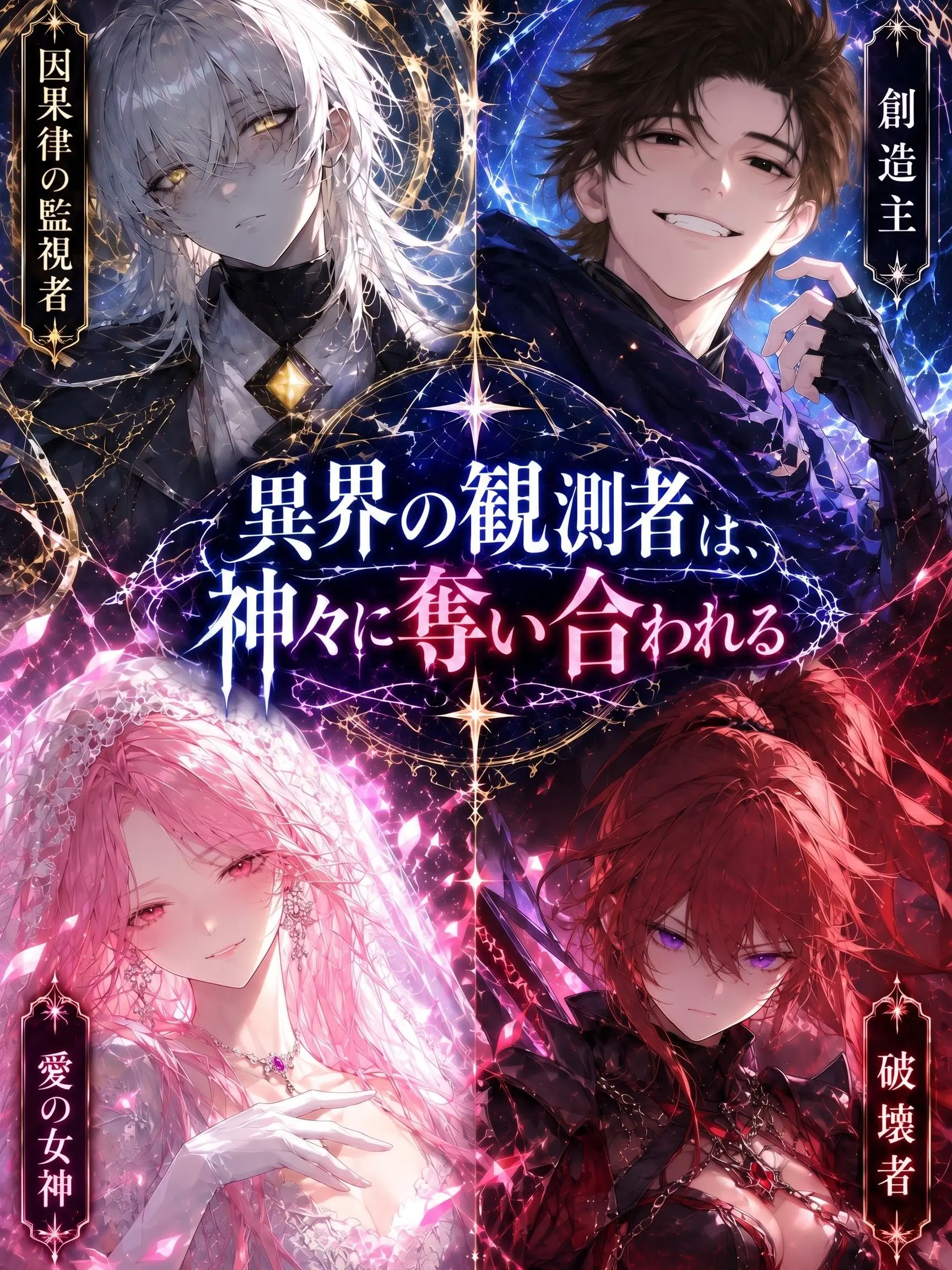 YukiNekomiya의 異界の観測者は、神々に奪い合われる