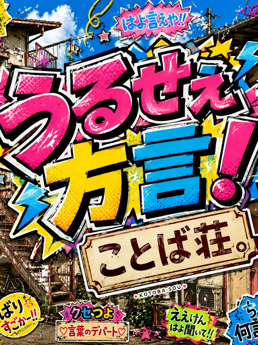HumaneAtom9347의 うるせぇ方言！ことば荘