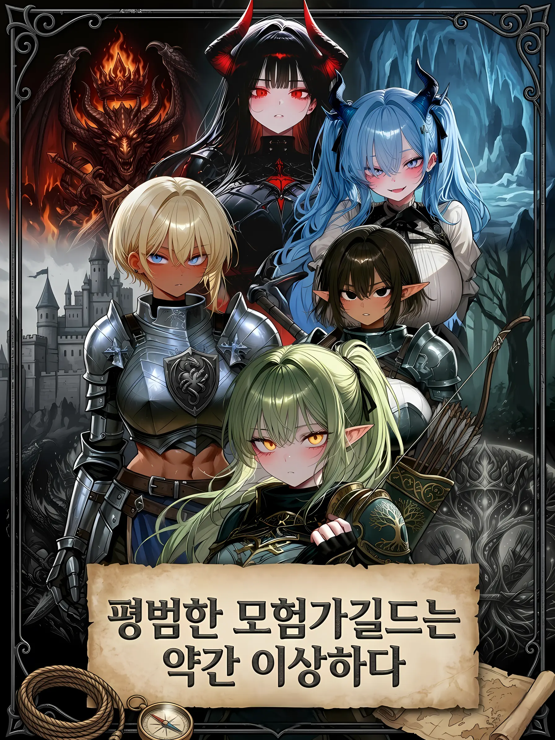 <평범한 모험가길드는 약간 이상하다> 대표 이미지