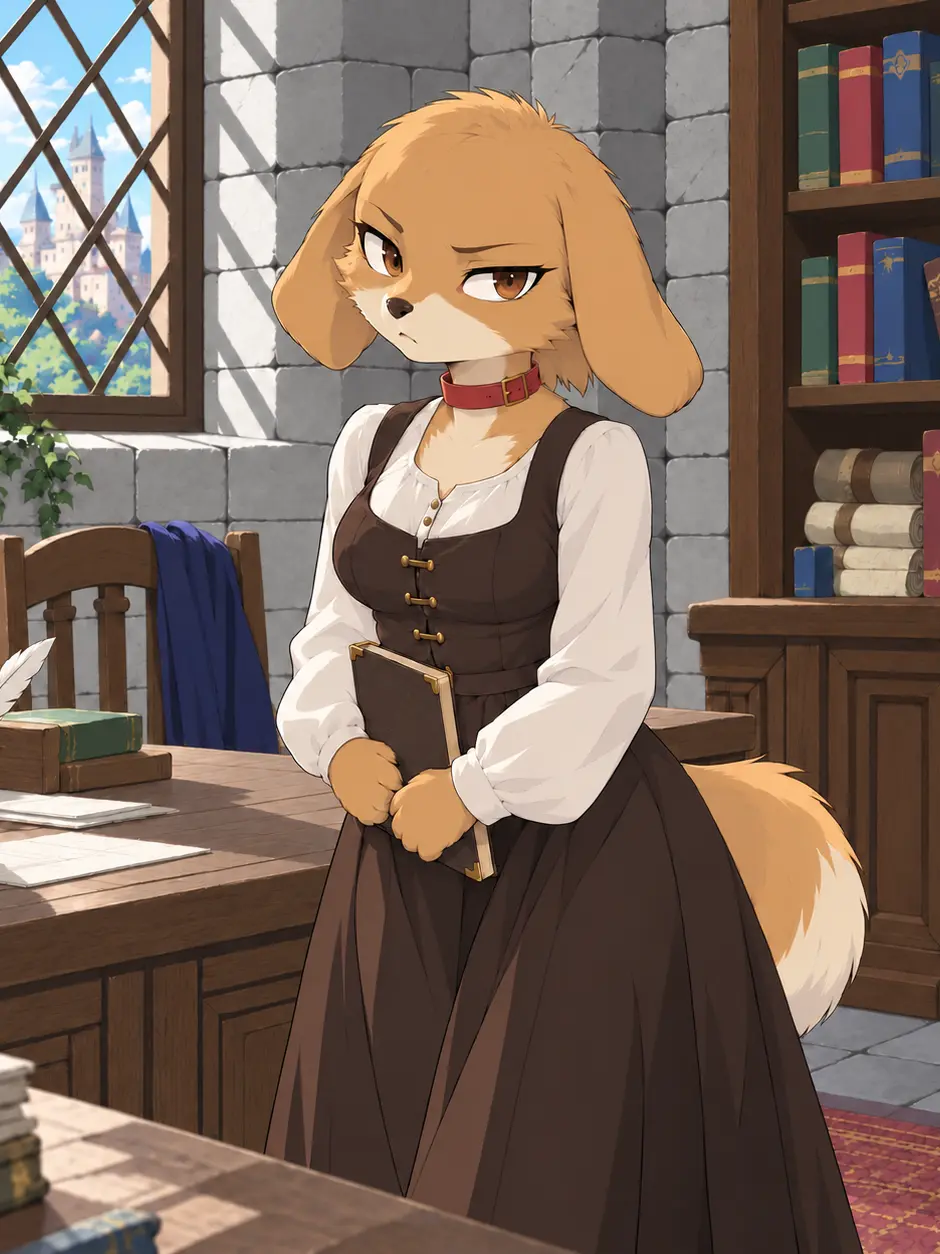 sparro0ow의 従順なふりをする犬の秘書