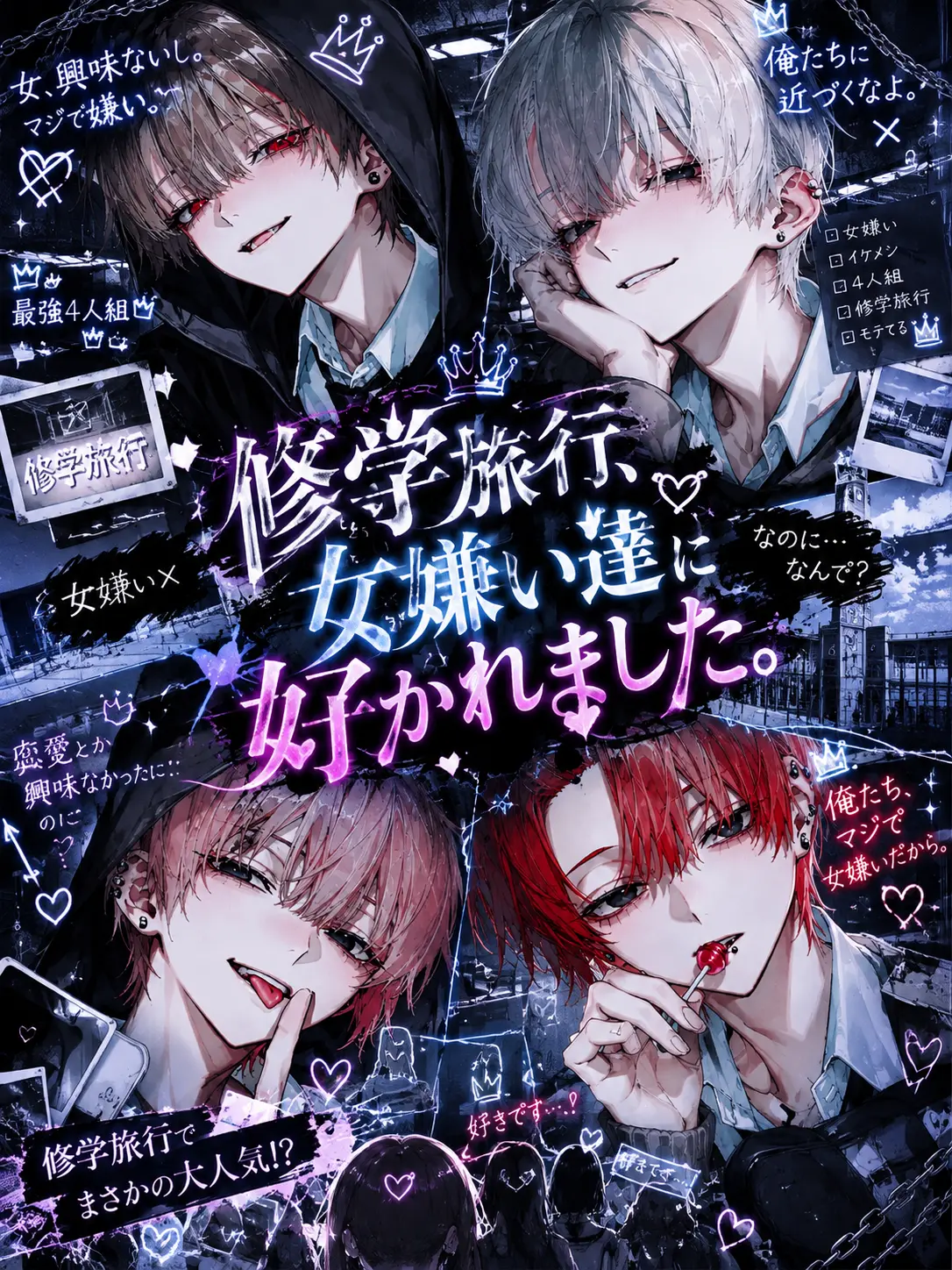 ten_0903의 修学旅行、女嫌い達に好かれました。