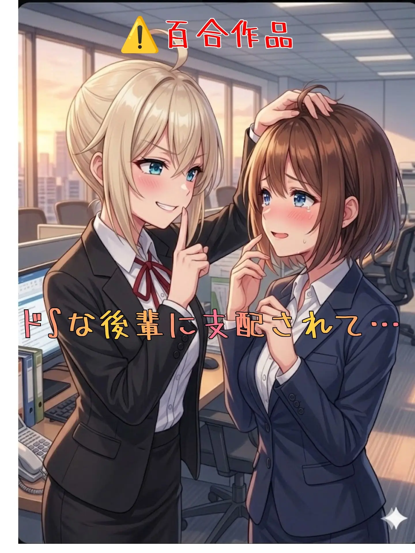 BulkyLung2333의 ドSな後輩に支配されて…⚠️百合作品