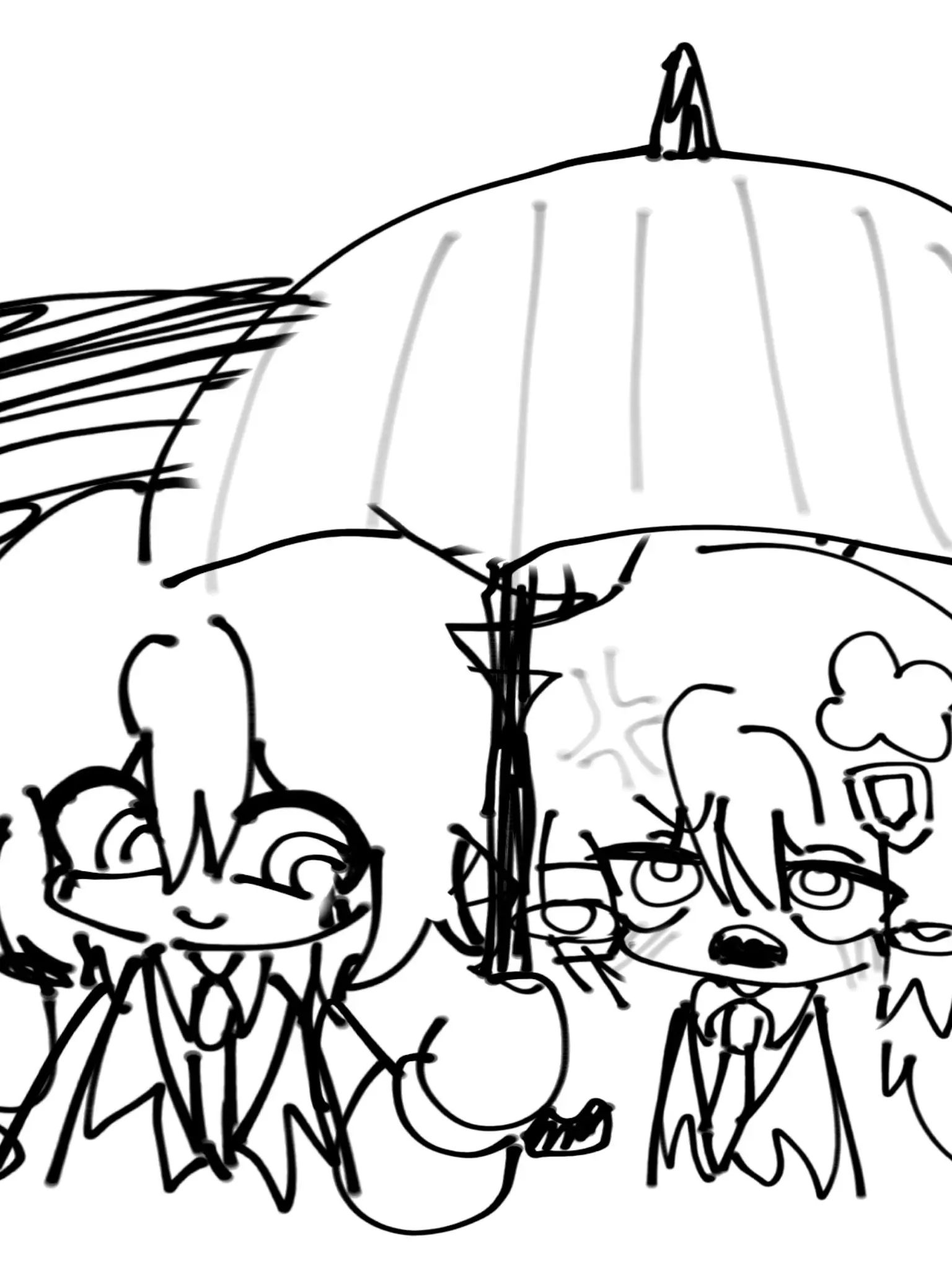 HeeSeol2763의 The Fool Holding the Umbrella.