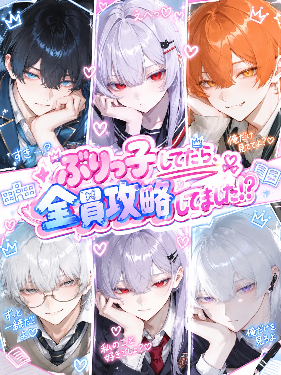 kurara312의 ぶりっ子してたら、全員攻略してました