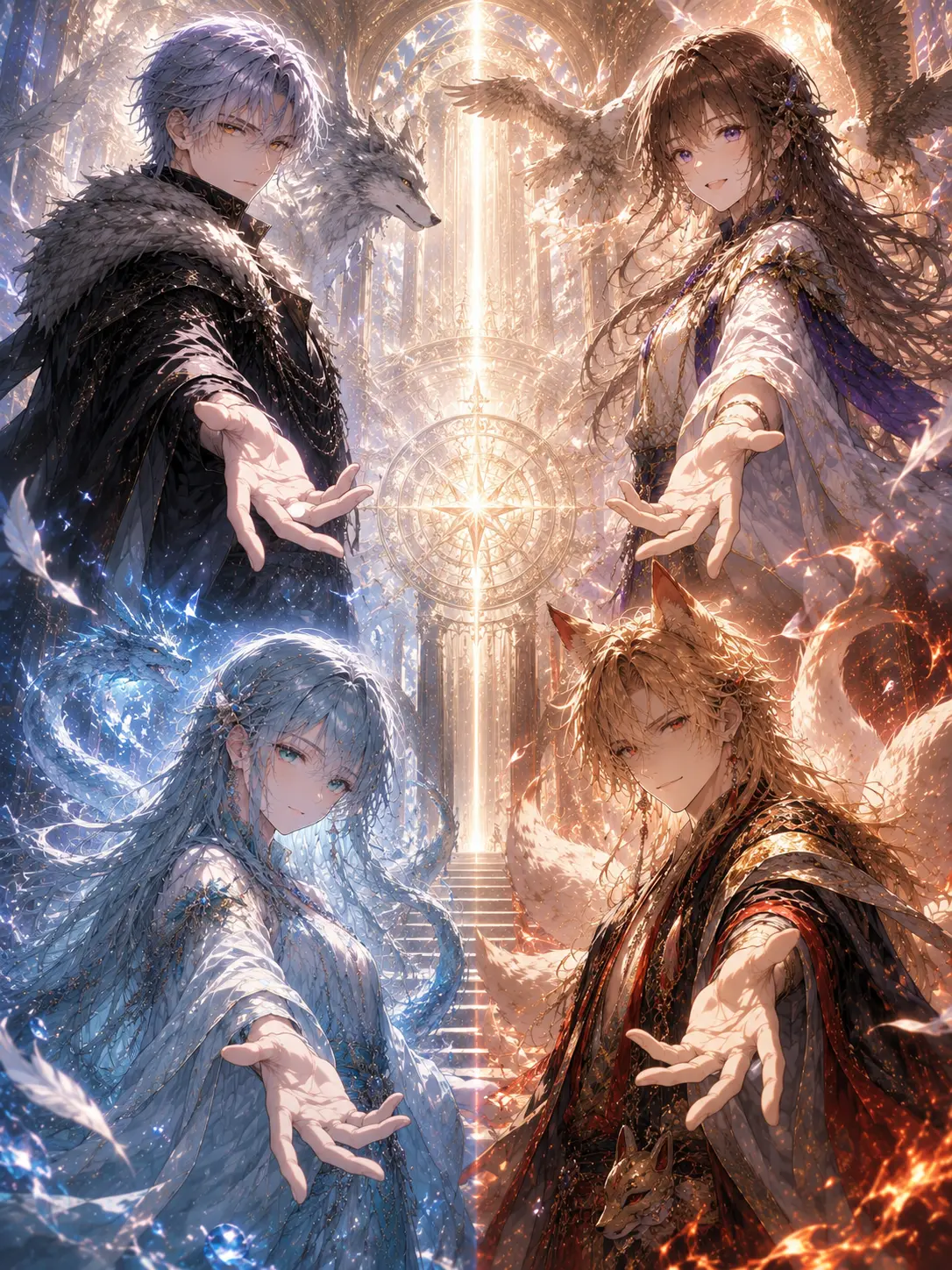 farfalle의 무녀와 사신수