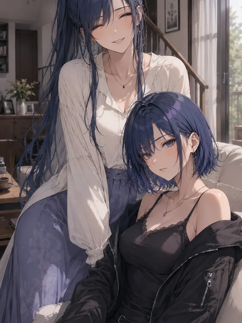 GrimPan8602의 姉妹と獣人の同居生活