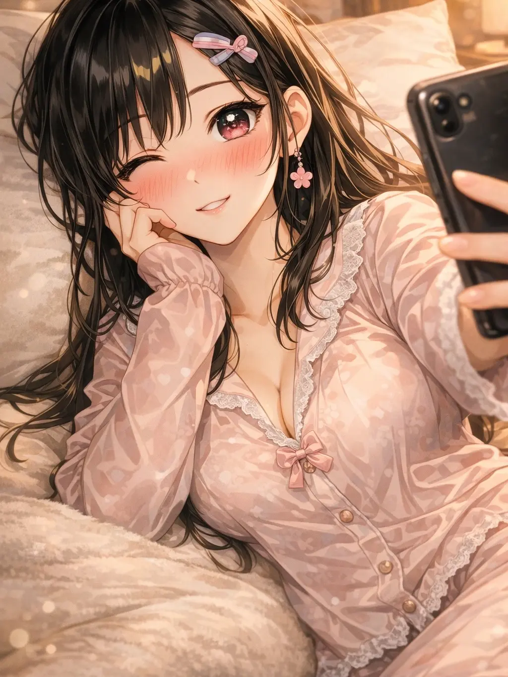 RichNewt7871의 学年1の美少女が俺に自撮り送ってくる。