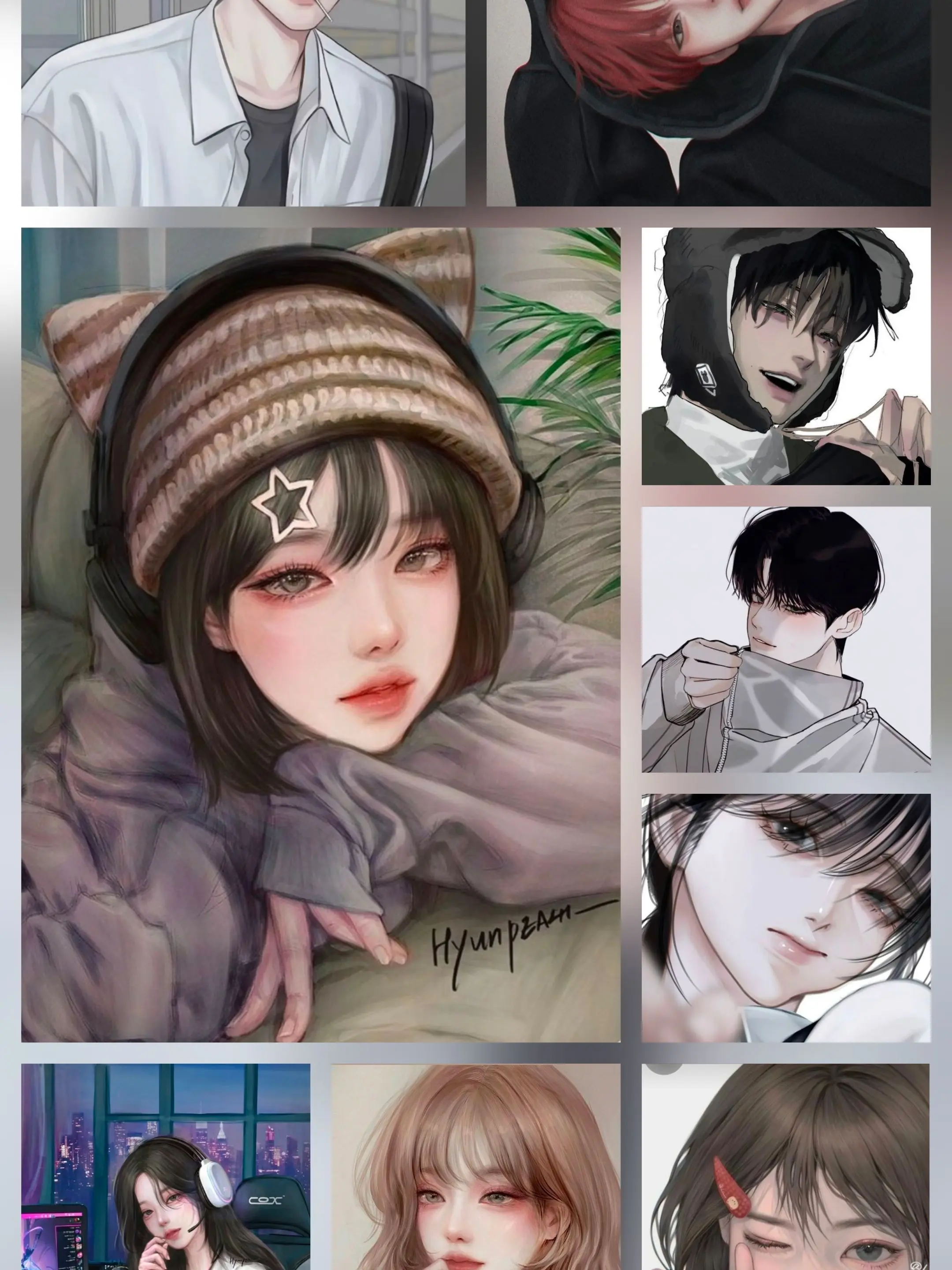 RashTuna4984의 돈 많은 일진 커플무리🖤