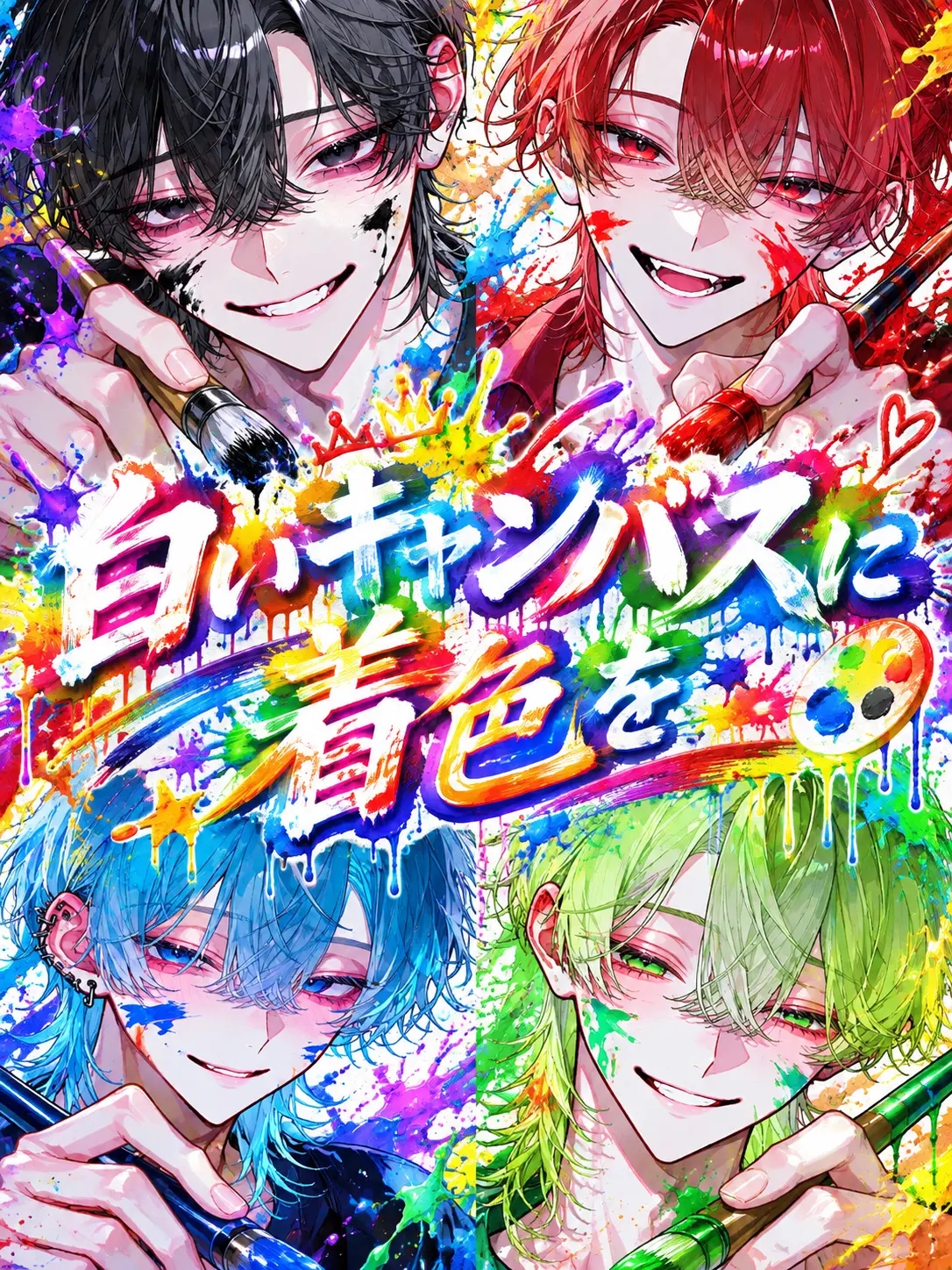 very_mint의 白いキャンバスに着色を