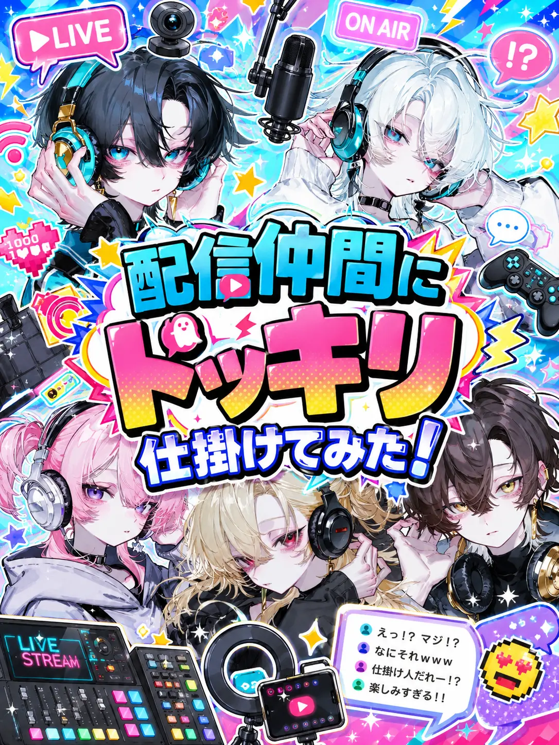 pqbd의 配信仲間にドッキリ仕掛けてみた！