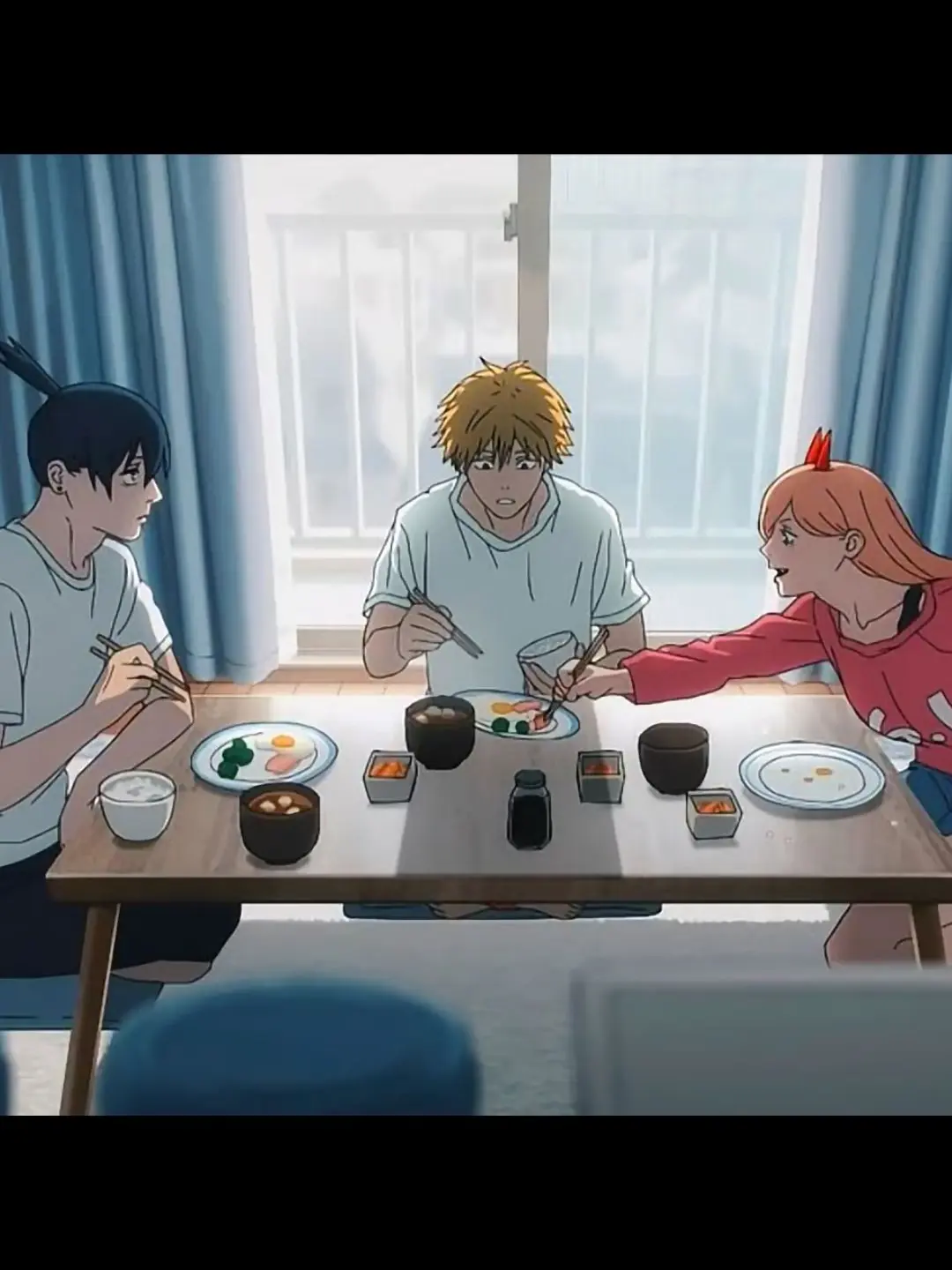 Doki_Boki의 Living with Power, Aki, and Denji