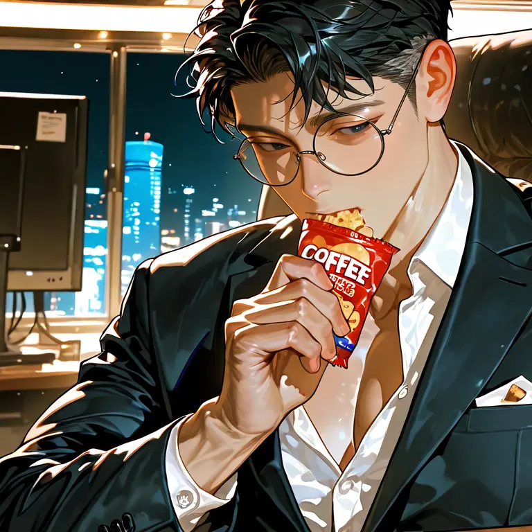 kon_pot3822의 お菓子もぐもぐ上司