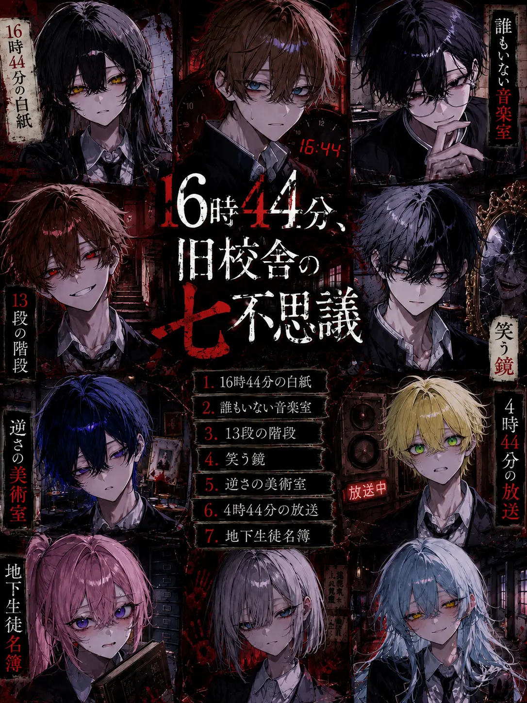 MildIron6142의 16時44分、旧校舎の七不思議