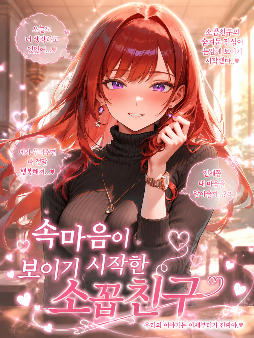 속마음이 보이기 시작한 소꿉친구 대표 이미지