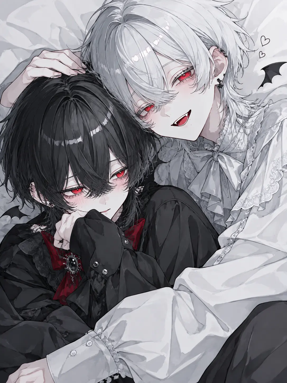 yuuyuu_0713의 正反対な双子の吸血鬼が住み着いた