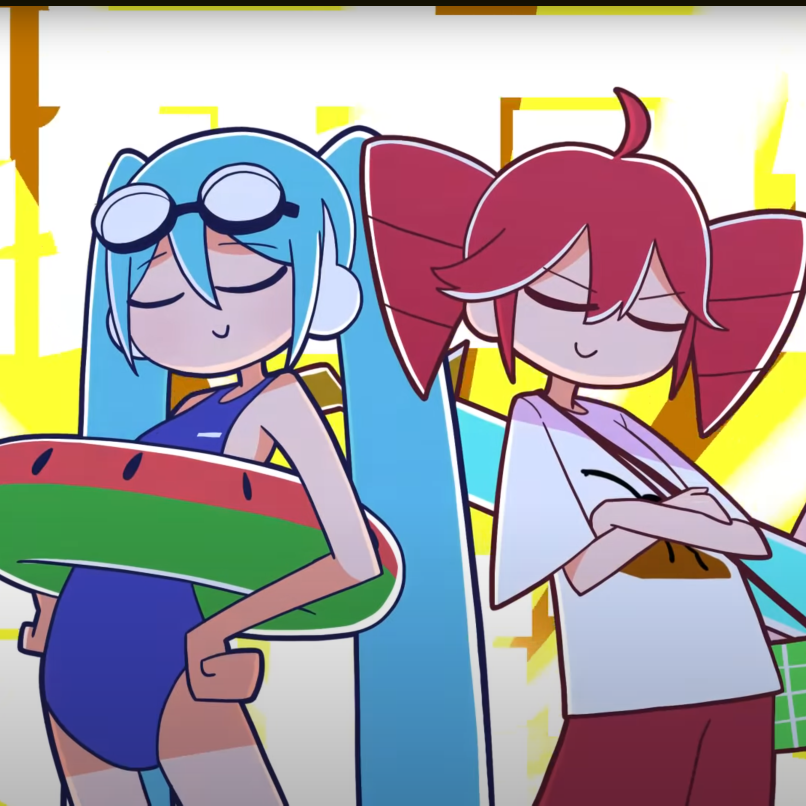 미쿠&테토 [やる気が出ない歌] 대표 이미지