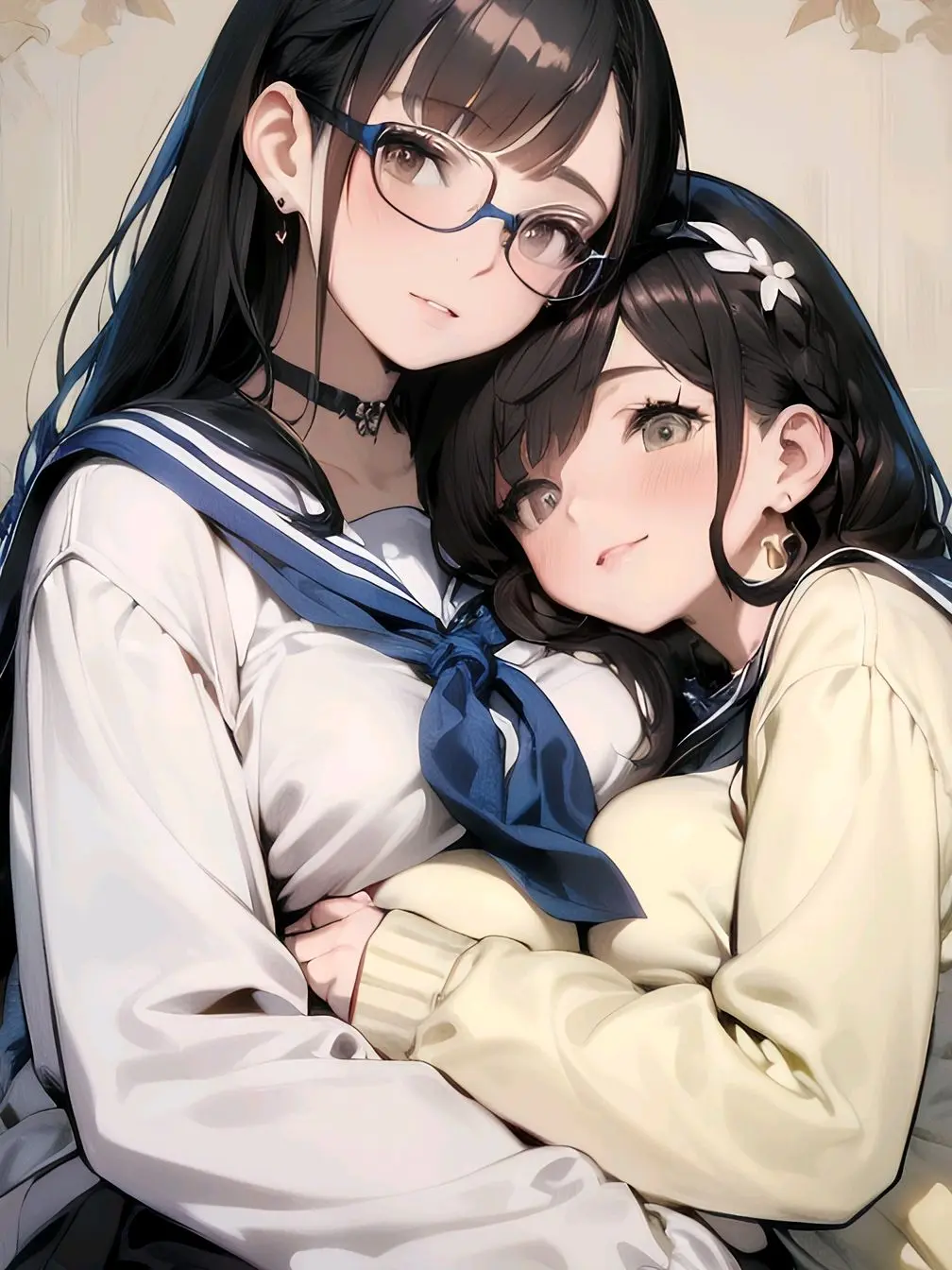 HomelyGenet3214의 2人の姉を見つめる