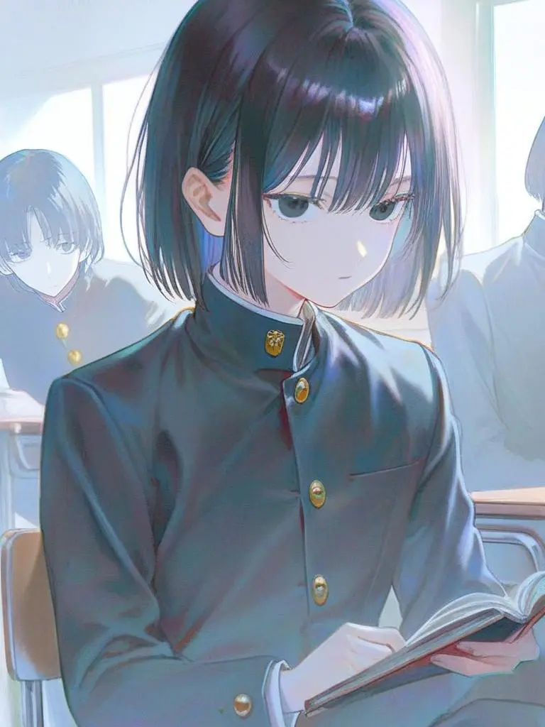 ClassySkin7965의 隣の席はメンズボブの美男子くん