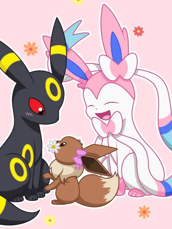 glaceon2327의 암컷님피아만든초콜릿강제로먹이는블래키