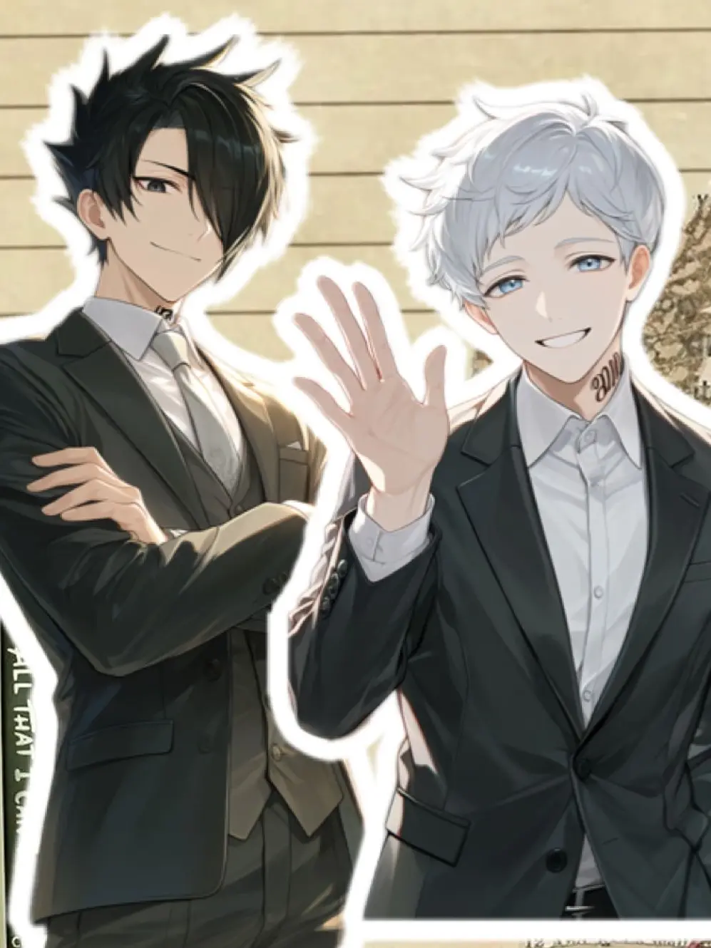 FrankHair6464의 レイとノーマンが……先生……！