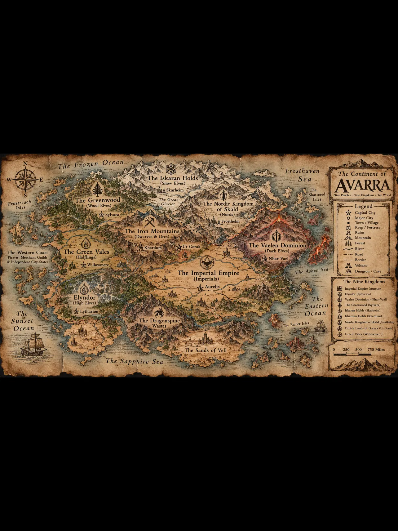 FineVomit4138의 The world of avarra (fantasy rpg)