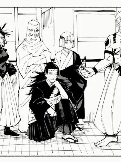 FUSHIGURO....의 어르신 호위하는 꼬맹이