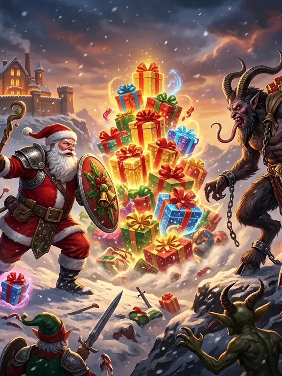 A_frog_gets_angry_when_it_sees의 クリスマスプレゼント争奪戦！